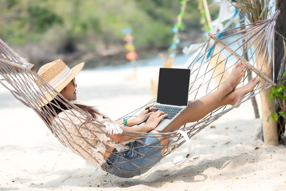 Two thirds of holidaymakers who can work remotely end up working on holiday 